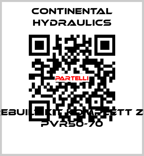 Rebuilt Kit komplett zu PVR50-70 Continental Hydraulics