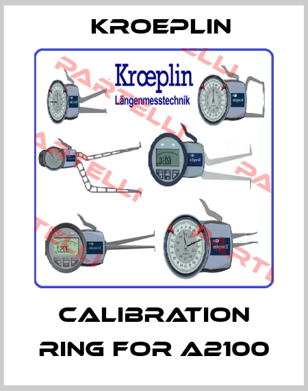 Calibration ring for A2100 Kroeplin