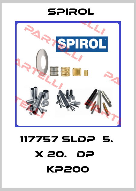 117757 SLDP  5.  X 20.   DP   KP200 Spirol