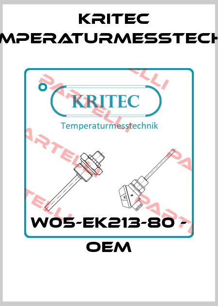 W05-EK213-80 - OEM Kritec Temperaturmesstechnik