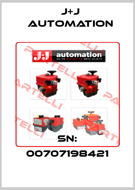 SN: 00707198421 J+J Automation