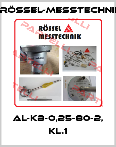 AL-KB-0,25-80-2, Kl.1 Rössel-Messtechnik