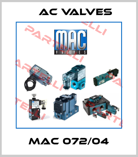 MAC 072/04 MAC