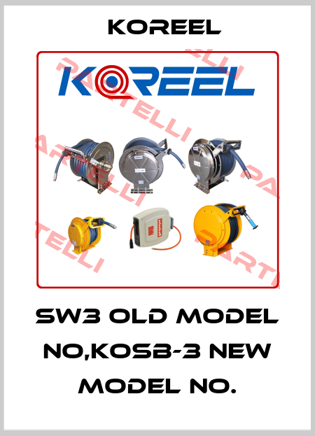 SW3 old model no,KOSB-3 new model no. Koreel