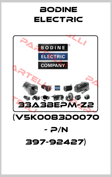 33A3BEPM-Z2 (V5K0083D0070 - P/N 397-92427) BODINE ELECTRIC