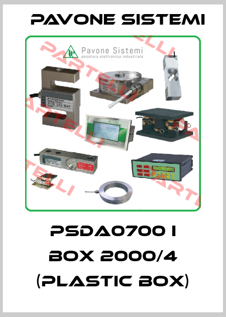 PSDA0700 I BOX 2000/4 (plastic box) PAVONE SISTEMI