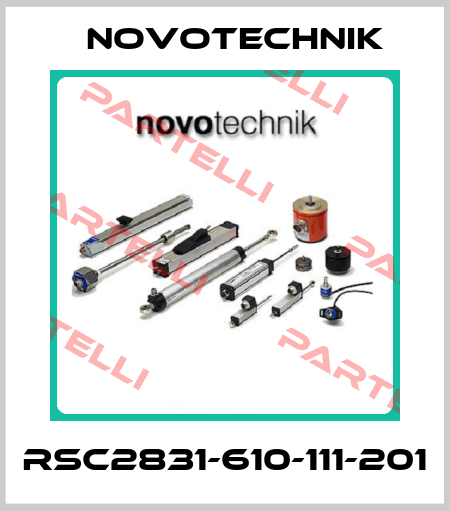 RSC2831-610-111-201 Novotechnik