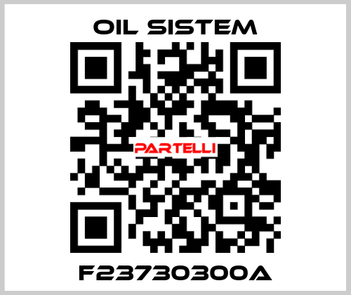F23730300A Oil Sistem