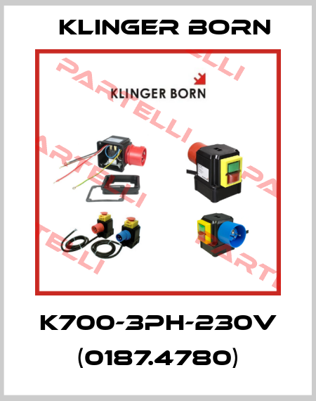 K700-3Ph-230V (0187.4780) Klinger Born