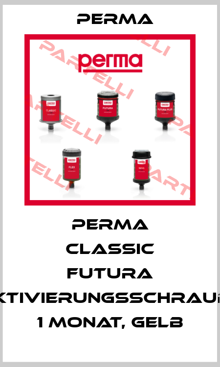 Perma CLASSIC FUTURA Aktivierungsschraube 1 Monat, gelb Perma