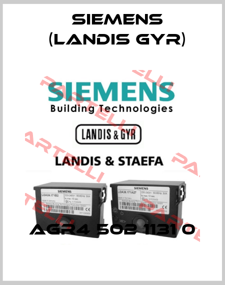 AGR4 502 1131 0 Siemens (Landis Gyr)