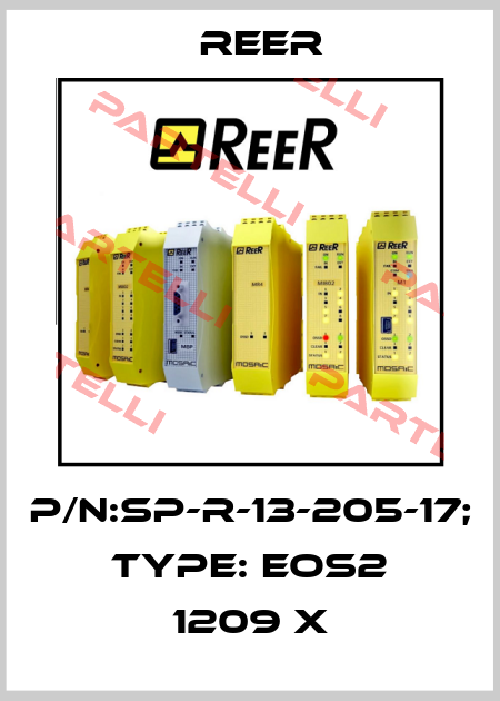 P/N:SP-R-13-205-17; Type: EOS2 1209 X Reer