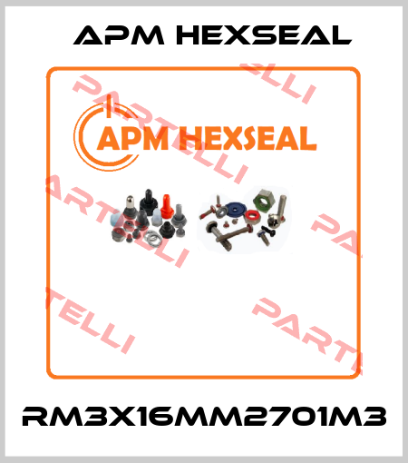 RM3X16MM2701M3 APM Hexseal