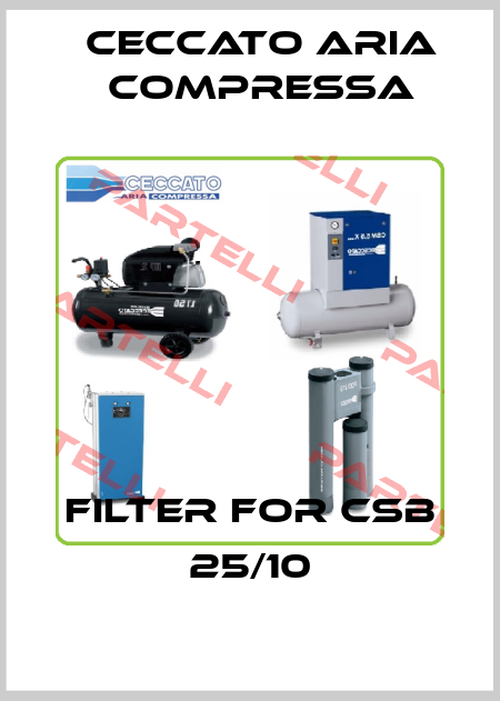 Filter for CSB 25/10 CECCATO ARIA COMPRESSA