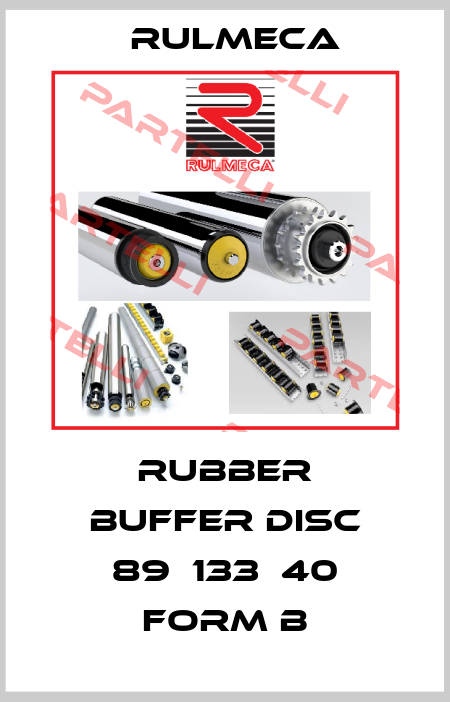 Rubber Buffer Disc 89х133х40 Form B Rulmeca