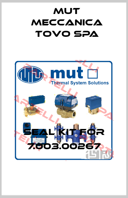 seal kit for 7.003.00267 Mut Meccanica Tovo SpA