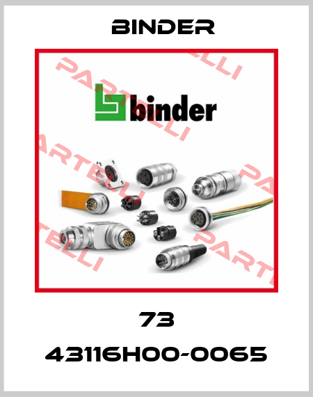 73 43116H00-0065 Binder