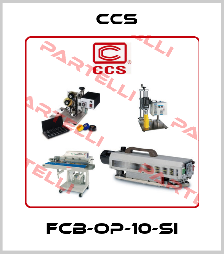 FCB-OP-10-SI CCS
