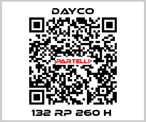 132 RP 260 H  Dayco