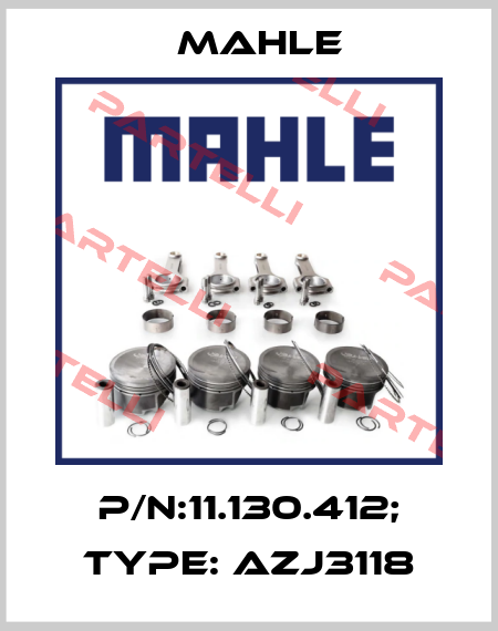 P/N:11.130.412; Type: AZJ3118 Mahle