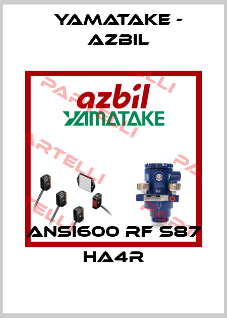 ANSI600 RF S87  HA4R Yamatake - Azbil