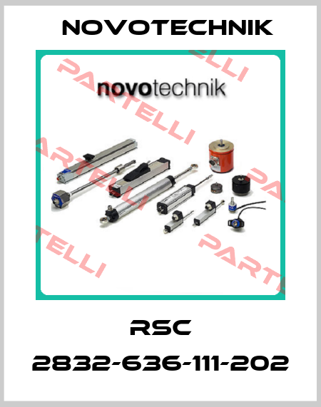 RSC 2832-636-111-202 Novotechnik