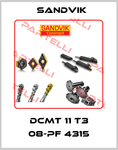 DCMT 11 T3 08-PF 4315 Sandvik