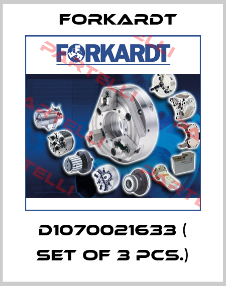 D1070021633 ( set of 3 pcs.) Forkardt