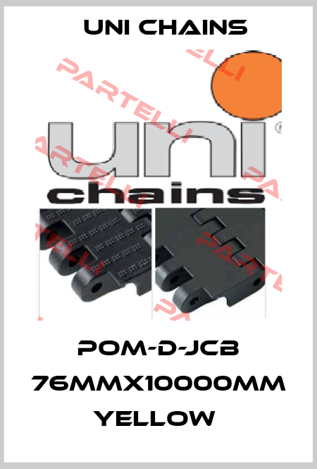 POM-D-JCB 76mmx10000mm Yellow  Uni Chains