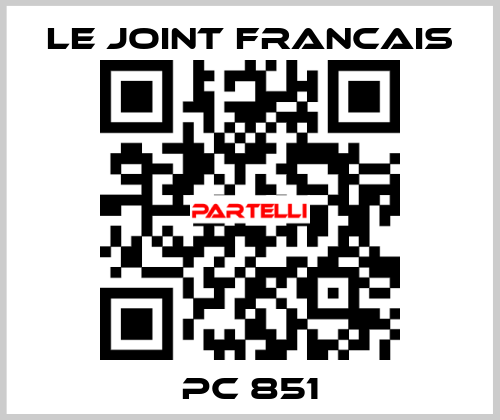 PC 851 LE JOINT FRANCAIS
