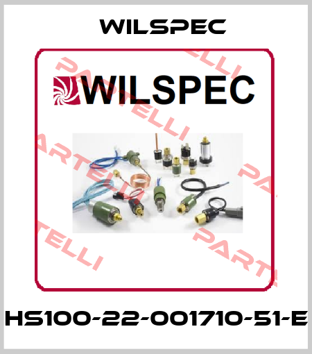 HS100-22-001710-51-E Wilspec