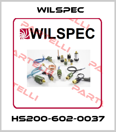 HS200-602-0037 Wilspec