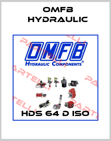 HDS 64 D ISO OMFB Hydraulic