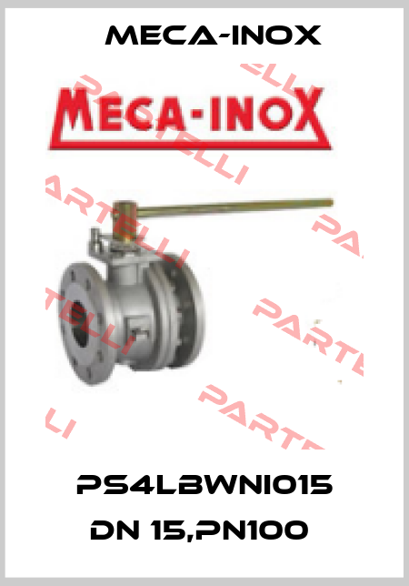 PS4LBWNI015 DN 15,PN100  Meca-Inox