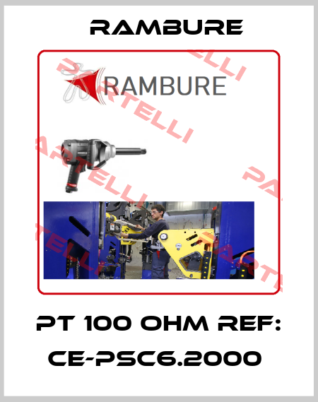PT 100 OHM REF: CE-PSC6.2000  Rambure