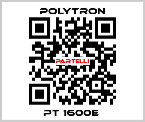 PT 1600E  Polytron