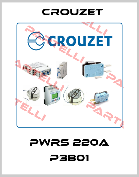 PWRS 220A P3801 Crouzet