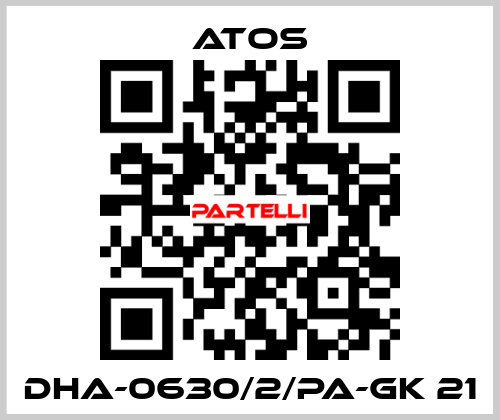DHA-0630/2/PA-GK 21 Atos