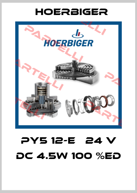 PY5 12-E   24 V DC 4.5W 100 %ED  Hoerbiger
