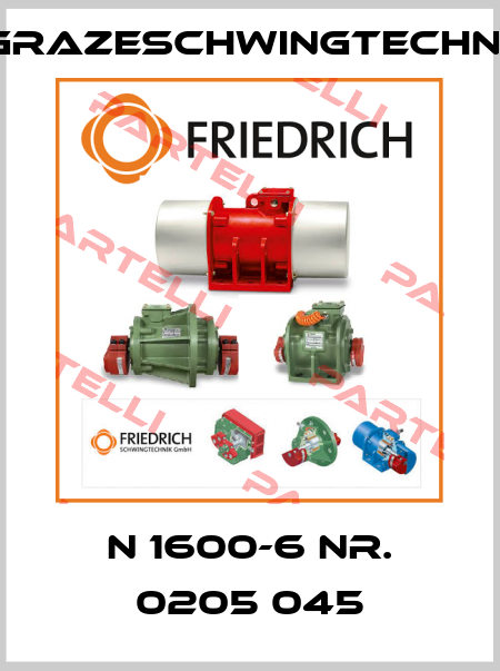 N 1600-6 Nr. 0205 045 GrazeSchwingtechnik