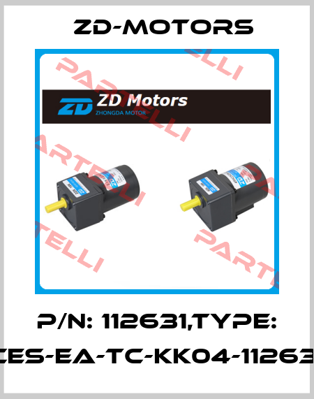 P/N: 112631,Type: CES-EA-TC-KK04-112631 ZD-Motors