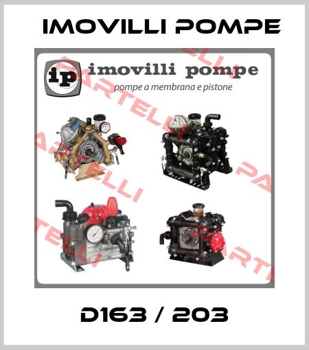D163 / 203 Imovilli pompe