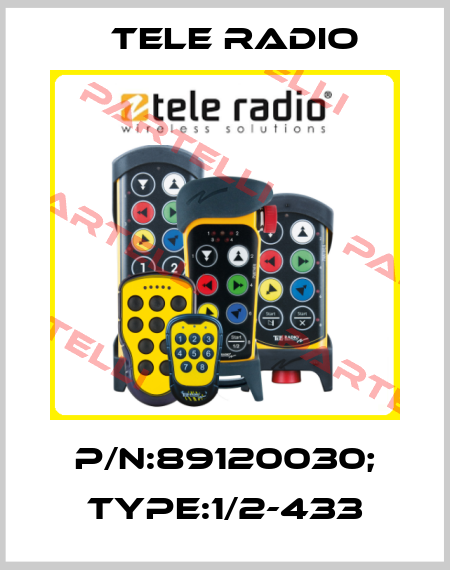 P/N:89120030; Type:1/2-433 Tele Radio