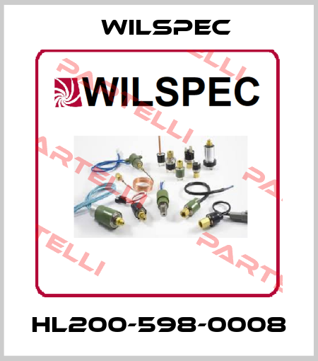 HL200-598-0008 Wilspec