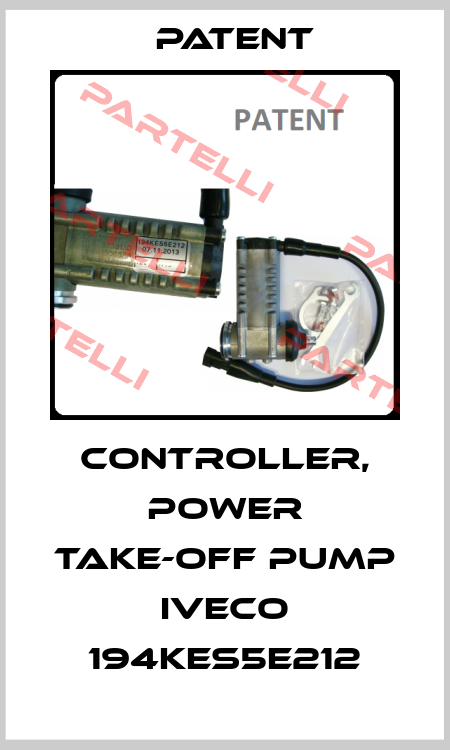 CONTROLLER, POWER TAKE-OFF PUMP IVECO 194KES5E212 Patent
