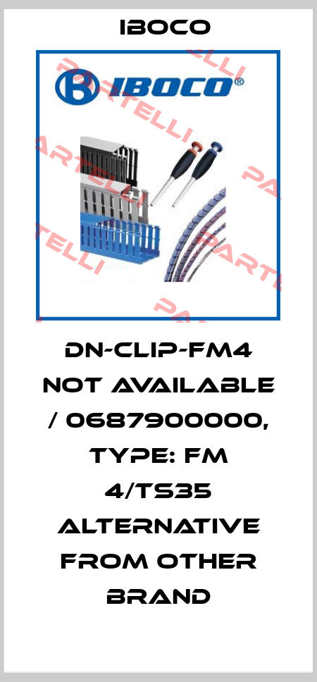 DN-CLIP-FM4 not available / 0687900000, Type: FM 4/TS35 alternative from other brand Iboco
