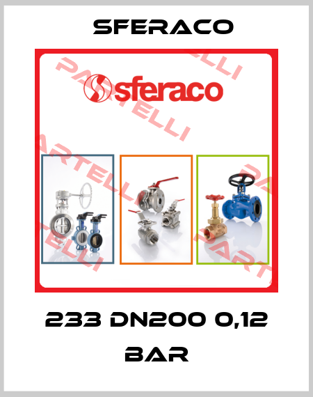 233 DN200 0,12 bar Sferaco