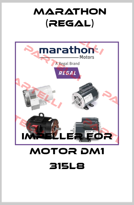 Impeller for motor DM1 315L8 Marathon (Regal)