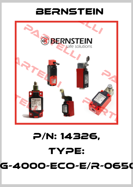 P/N: 14326, Type: SULG-4000-ECO-E/R-0650-30 Bernstein