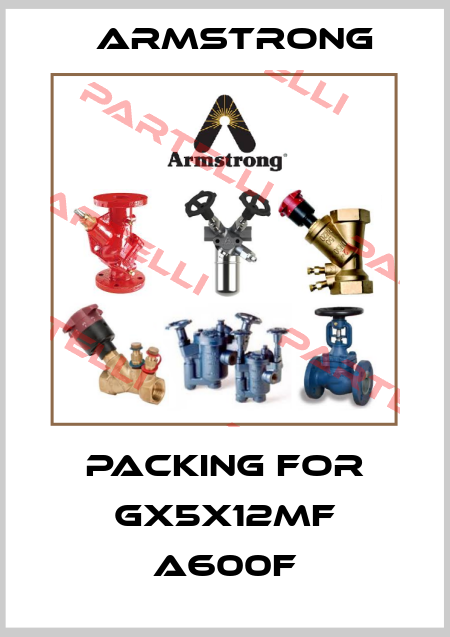 packing for Gx5x12MF A600F Armstrong